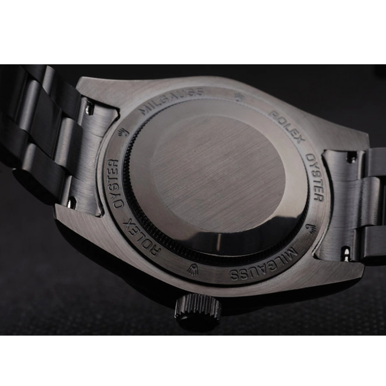 AAA replica watch Black Dial Green Milgauss Pro-Hunter Saphire Rolex Tinted 0711
